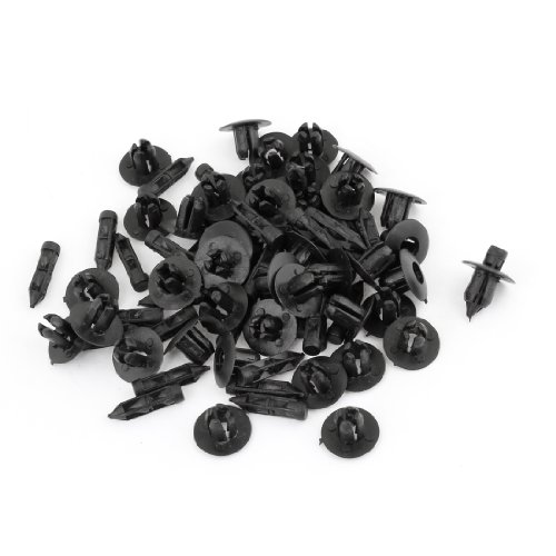 40PCS 20mm Long Plastic Rivets Fender Clips 5mm Hole Dia for Car Riveters uxcell a13122300ux0612