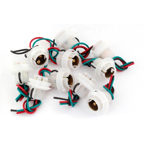 10PCS BAY15D 1157 LED Bulb Socket Turn Signal Brake Light Wire Harness Wiring Harnesses uxcell a13121700ux0285