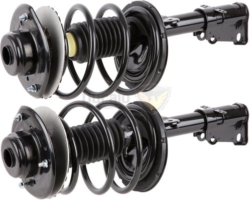 Duralo 2 Piece Strut with Spring Assemblies 192-1063 - Set of Two Struts with Springs Preassembled Complete Assemblies Duralo 192-1063