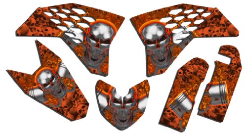 Senge Graphics 2006-2012 KTM SX 85/105 Flaming Gearhead Graphics Kit Decals Senge Graphics Inc. SGDBKTM001P33
