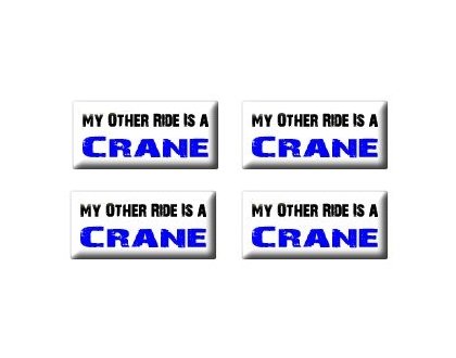 My Other Ride Vehicle Car Is A Crane - Set of 4 Stickers - Apply to any surface Decals Sticker Stand SS-SET-C-2460