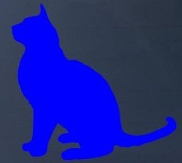 BURMESE - Cat - Vinyl Car Decal Sticker #1496 | Vinyl Color: Blue Decals Sticker Stand SS-SET-C-2022