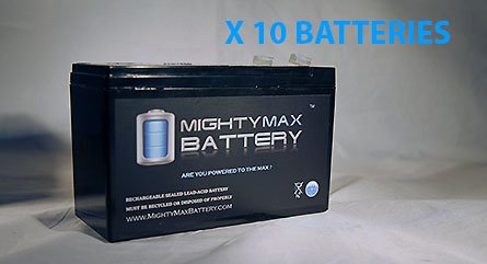 12V 8AH Tripp Lite UPS REPLACEMENT BATTERY RBC2A UPS-B. - 10 Pack Batteries Mighty Max Battery ML8-12MP10148