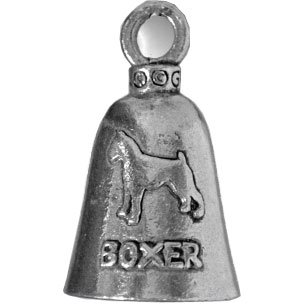 BOXER DOG Guardian® Bell Motorcycle - Harley Accessory HD Gremlin NEW Riding Bell Key Ring Mod Dyna FXR Custom Triumph Heritage Sportster Chopper 1200 Iron 880 Vulcan Goldwing Honda Yamaha Kawasaki Sport Street Road Warrior Key Chains Guardian® Bell BOXER DOG