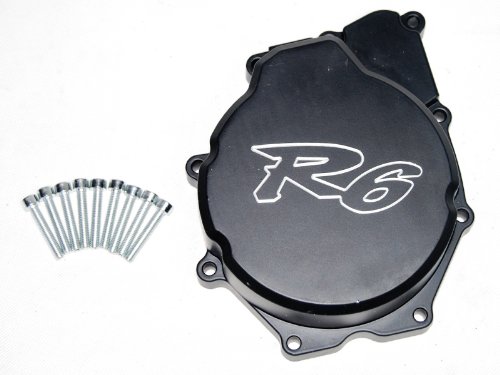 Addmotor Black Stator Engine Cover Fit R6 YZF-R6 2006-2009 LE36 Timing Cover Addmotor LE36