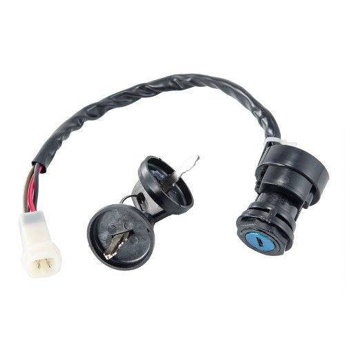 Ignition Key Switch for Yamaha Warrior YFM350 1987 1988 1989 1990 1991 1992 1993 1994 1995 Ignition Starter Max Motosports IK005