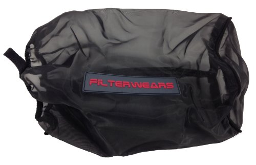 FILTERWEARS Black Water Repellent Pre-Filter K281K Fits K&N Air Filter RE-0810 WATER REPELLENT, BLK.,UNIVERSAL Air Filters FILTERWEARS K281K