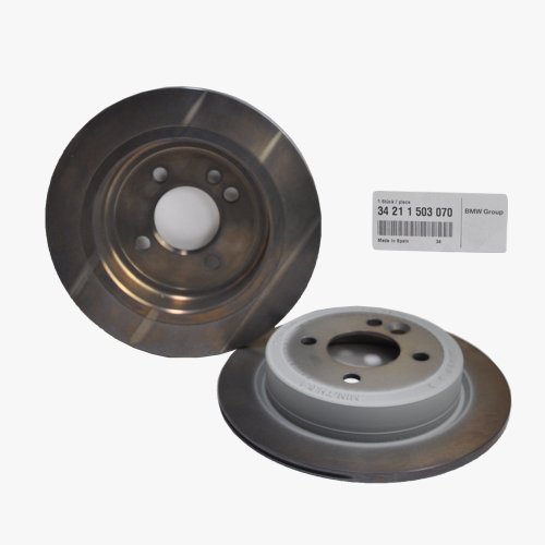 Mini Cooper Rear Brake Disc Rotor Rotors Genuine OE 03070 (2pcs) (VIN#REQUIRED) Rotors MINI Cooper 34 21 15 03070 , 34211503070 , 34 21 1 503 070 => Mini Cooper Rear Brake Disc Rotor Rotors Genuine OE 03070 (2pcs) (VIN#REQUIRED) => 2007 2008 Convertible Cooper / 2002 2003 2004 2005 2006 Cooper