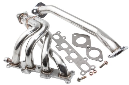 1994-1997 MAZDA MIATA MX-5 1.8L JDM 2PC STAINLESS STEEL PERFORMANCE EXHAUST HEADERS SYSTEM + GASKET + BOLTS Headers AJP HDS-MZ72940CH