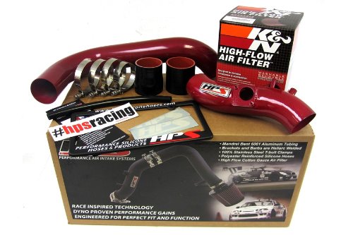 02-04 Toyota Corolla 1.8L US-Spec HPS Red Cold Air Intake Kit Long Ram Cool 03 Air Intake HPS HPS-37-513R-KN