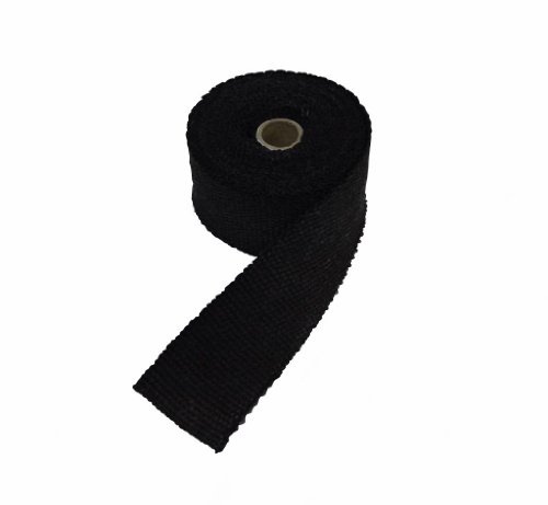 JC Performance Fiberglass Exhaust Header & Pipe Wrap 2X15' Roll (Black) 1B215 Heat Wrap, Matting & Sleeving JC Performance Products USA 1B215