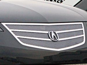 E&G Classics 2011-2012 Acura TSX UPPER ONLY Fine Mesh - Twin Bar Style 1405-010U-11 Grilles E&G Classics 1405-010U-11