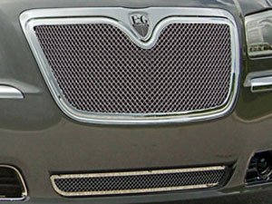 E&G Classics 2011-2013 Chrysler 300Ultimate Teardrop Surround Fine Mesh Grille W/Fine Mesh LOWER 1099-0102-11AE Grilles E&G Classics 1099-0102-11AE