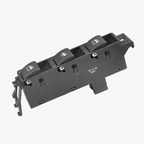 Power Window BMW 613 169 02183 , 613 183 81517 , 61316902183 , 61318381517 , 61 31 6 902 183 , 61 31 8 381 517 => BMW Left Front Door Window Switch (3-Button) Genuine Original 02183 => 2000 E46 Chassis 323Ci / 2001 2002 2003 2004 2005 2006 E46 Chassis 325Ci , 330Ci , M3