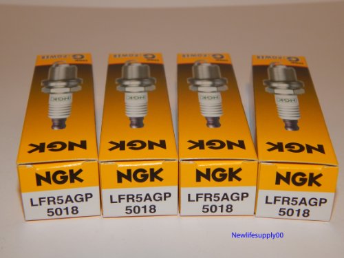 4 PCS *NEW* -- NGK 5018 G-Power Platinum Spark Plugs LFR5AGP Spark Plugs NGK 5018
