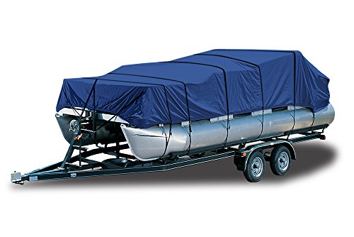 Budge (P-1200-1) Blue Small 1200 Denier Pontoon Boat Cover Vehicle Covers Budge P-1200-1