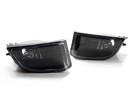 01-03 TOYOTA RAV4 REPLACEMENT FOG LIGHTS - BLACK HOUSING / CLEAR LENS Marker Lights CSP RAV4CC09LSMK