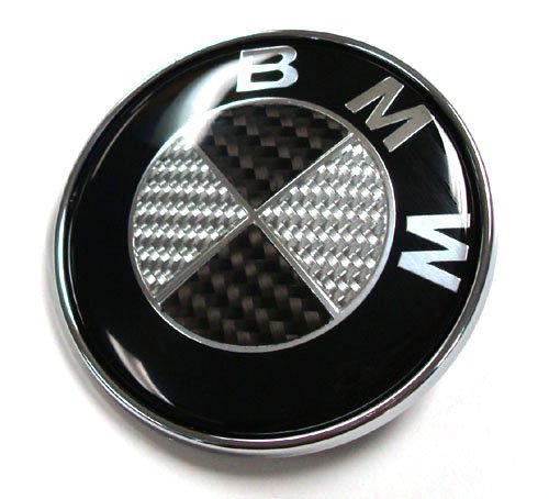 Emblems BMW 82mm black stick