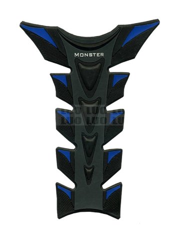 Motorcycle Racing Blue & Black 3D Rubber Decal Fiber Gas Tank Protector Pad Sticker For KAWASAKI NINJA 650R (ER-6f ER-6n) 2006 2007 2008 Gas Tank Protectors LUO LUOO-ST079-105
