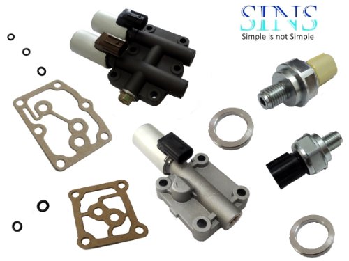 Honda Odyssey Acura TL Transmission Solenoid Pressure Switch Kit 28250-RDK-014 28260-RDK-023 28600-RKE-004 28610-RKE-004 Hard Parts SINS 28250-RDK-014;28260-RDK-023;28600-RKE-004;28610-RKE-004;