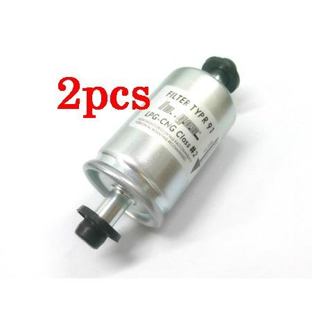 2pcs Low pressure LPG/CNG Gas Filter for all regulator and injection rail cars Fuel Filters Lo.gas 8PR0002x2