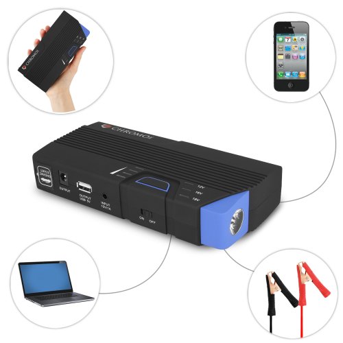 PowerGo Ultra Portable Auto - Boat Multi-Function Jump Starter / Personal Power Supply Batteries & Accessories Chromo Inc GT14