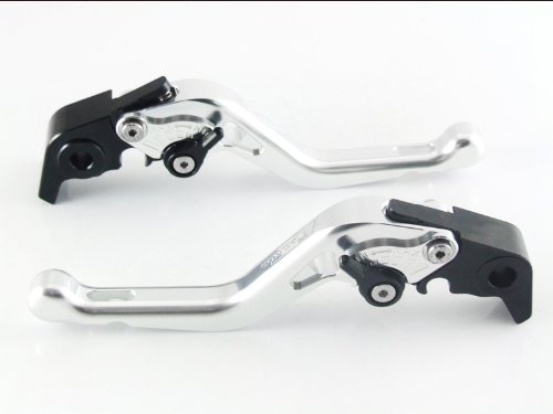 Strada-7 Racing Short Adjustable Levers Pair Silver For Honda CBR600RR Clutch Strada-7 Racing S7R.S.510.Silver