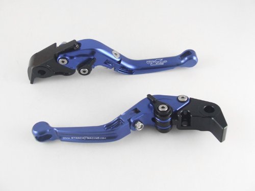 Strada-7 Racing Short Folding Adjustable Levers Pair Blue For Triumph Tiger 800/XC Clutch Strada-7 Racing S7R.SF.1220.Blue