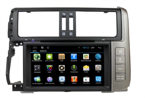 lsqSTAR Android 4.1 Dual Core Touch Screen Car Stereo Bluetooth Multimedia Player for Toyota Prado 2012(silver and grey) In-Dash DVD & Video Receivers lsqSTAR ST-8205C00000000