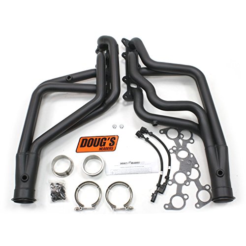 Doug's Headers (D6652-B) 1-3/4 4-Tube Black Coating Hi-Temperature Full Length Exhaust Header for Coyote 5.0L Engine Headers Doug's Headers D6652-B