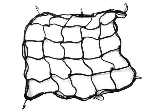 Black Universal Motorcycle Racing ATV Helmet Web Bungee Mesh Cargo Packing Net For Honda VFR800 1998 1999 2000 2001 Helmet Bags LUO LUOO-TA014-194