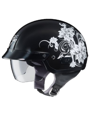 2014 Hjc Is-2 Blossom Women's Motorcycle Helmets - Silver - Small Helmets HJC Helmets 0823-1305-04