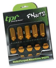 TPI AL41-2518-44BC-20 - FN nut, Duplex Racing Nut w/lock kit, Black, M12x1.25, 20pcs W/Lock, 45mm, 60° Lug Nuts TPI AL41-2518-44BC-20