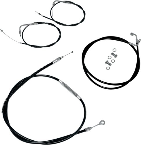 La Choppers - Cable Kit Black12-1409-13Flst La-8110Kt-13B Pu Brake Cables & Lines LA Choppers U0610-0359