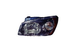 Kia Spectra Sedan 04-06 / Spectra5 05-06 Headlight Assembly G.M (Sedan 04 Base.GS.GSX.LS.04-06 EX.05-06 SX Model) LH USA Driver Side CAPA Headlight Bulbs Depo w323-1117L-AC7