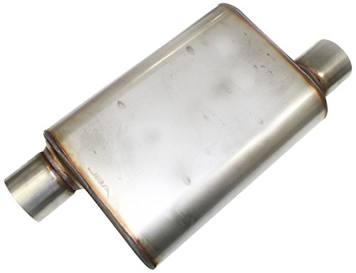 JBA (40-301300) 13 x 9.75 x 4 - 3 Inlet Diameter Offset/Offset Universal Chambered Style 409SS Muffler Mufflers JBA Racing Headers 40-301300