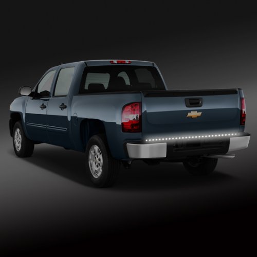 Partsam 48 Red White Tailgate LED Strip Light Bar for Reverse Brake Turn Signal Tail Light for 1988-2002 Chevrolet K1500 K2500 K350 Pickup Truck Accent & Off Road Lighting Partsam 107950