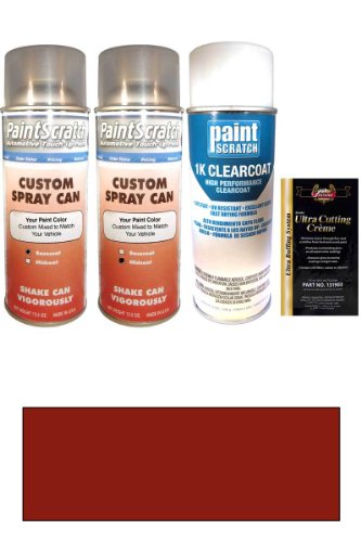 2011 GMC Acadia Red Jewel Tricoat 80/WA301N Touch Up Paint Spray Can Kit - Original Factory OEM Automotive Paint - Color Match Guaranteed Touchup Paint PaintScratch Automotive Touch Up Paint 3286st-697-spt