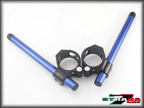 Strada-7 Racing Clip On Handlebars for BMW S1000RR 55mm Blk/Blue Handlebars Strada-7 Racing S7R.COH.1.Blue