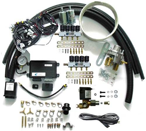 CNG sequential Injection Conversion Kits for 4cyl fuel injected vehicle gasoline ECUs Lo.gas 8KT0017