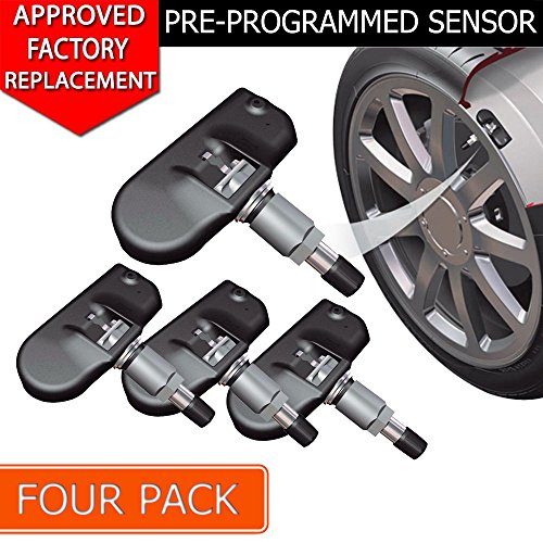 2002-2012 Ferrari 550 433 MHz Tire Pressure Monitoring sensor (TPMS) Set of 4 Sensors Upgrade Your Auto TPMS0122