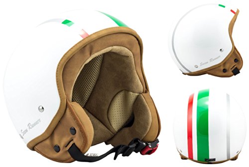 SOXON SP-301 ITALY - Jet Vespa Scooter Motorcycle Moto Helmet Pilot Urban - M (57-58cm) Helmets SOXON Sp-301 Italy - M