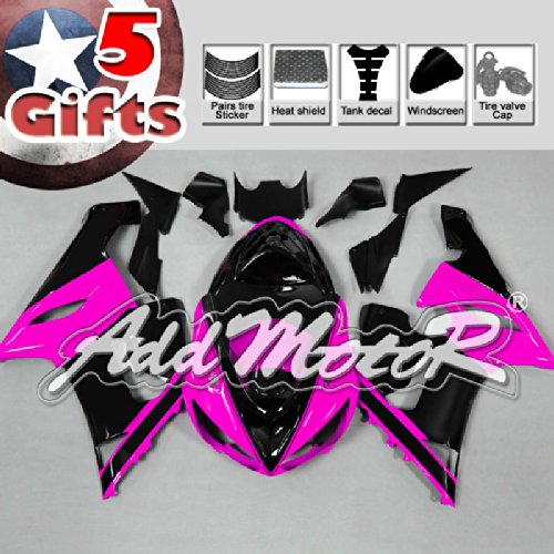 Addmotor Injection Molded Fairing Fit For KAWASAKI NINJA ZX636 ZX6R ZX-6R 2005 2006 purple black Fairing Kits Addmotor K6535