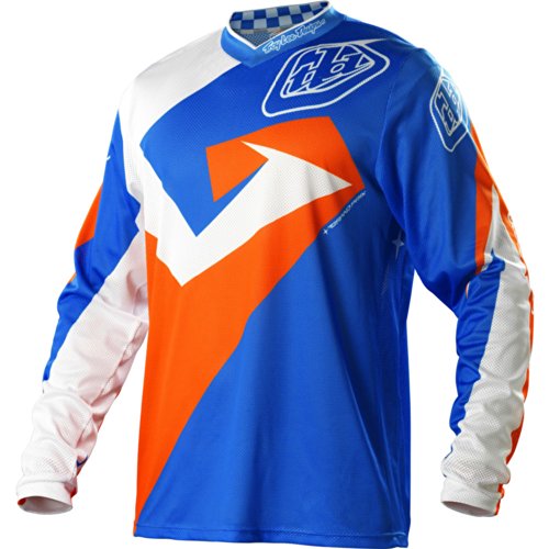 Troy Lee Designs GP Air Vega Men's MotoX/Dirt Bike Motorcycle Jersey - Blue/Orange Jerseys Troy Lee Designs 0725-2308-A