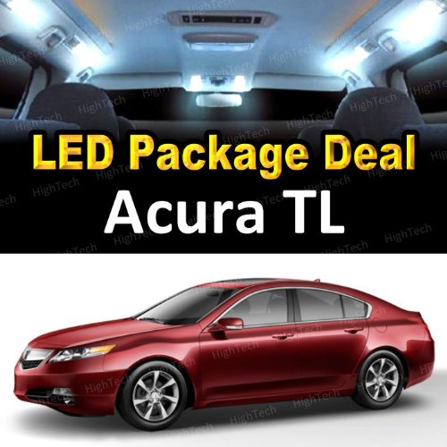 LED Interior Package Deal for 2006 Acura TL (9 Pieces), WHITE Bulbs HighTechAutoAccessory LIP-TL-06-1-MDSTL-W