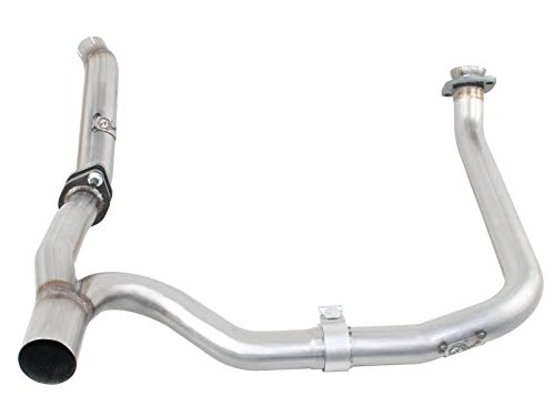 aFe (49C08050) Scorpion 2-1/2 Aluminized Loop Delete Down-Pipe and Y-Pipe Exhaust System Combo for Jeep Wrangler V6-3.8/3.6L Engine Exhaust & Emissions aFe 49C08050