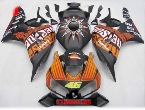 YI-FG-020-33 ABS Plastic OEM Motorbike Motorcycle Injection Fairing Fit For Honda CBR1000RR 2006 - 2007 Fairing Kits YI YI1-FG-020-33