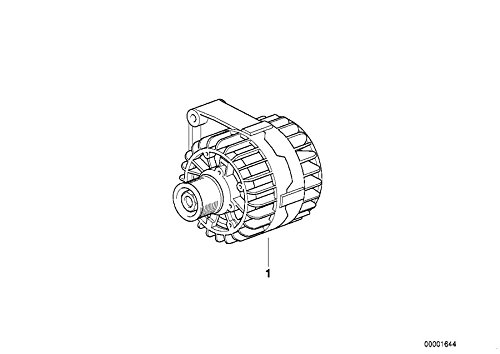 Genuine BMW E39 540i E38 740i 740iL Compact Alternator 120 Amp 12311433266 Alternators BMW 12311433266