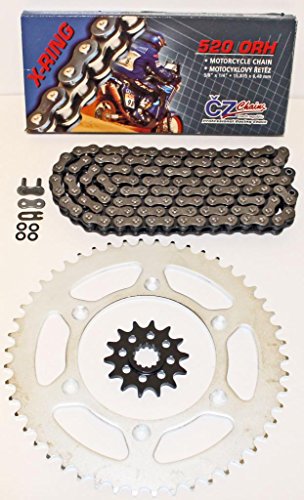 2007-2008 KTM 505 XC-W CZ ORH X Ring Chain and Sprocket Set 15/52 520X120 Chain & Sprocket Kits Race-Driven RDF-1210-15,RDR-9100-52,520ORHx120.ar