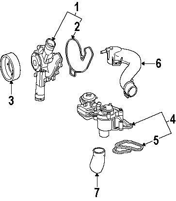 Thermostat Housings Mercedes-Benz 275 200 04 15